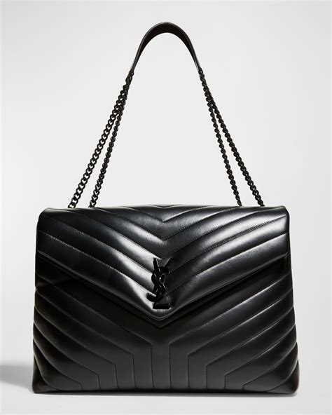 ysl leather bow bag|YSL quilted shoulder bag.